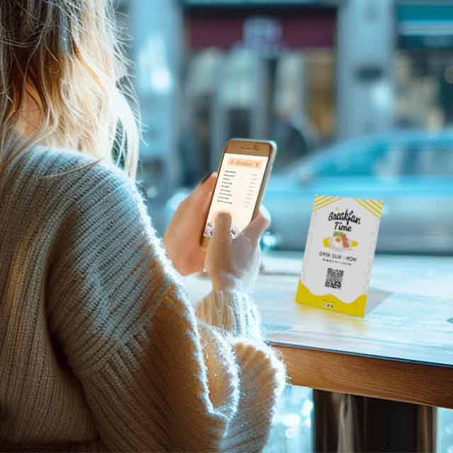 Código QR del menú