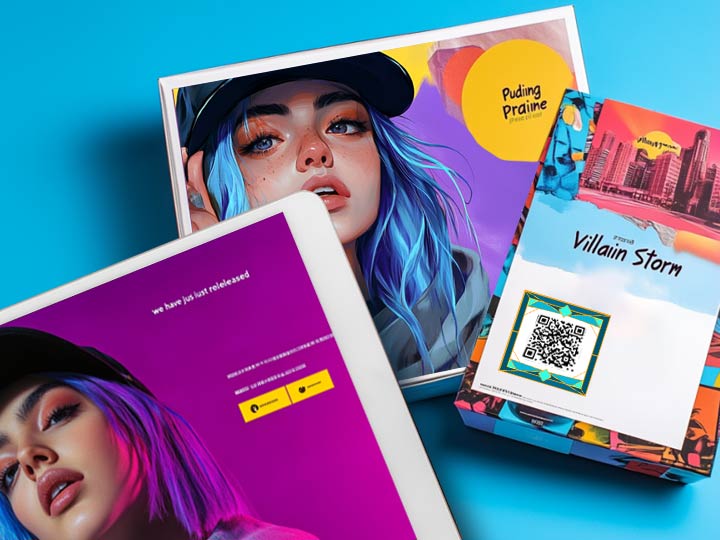  URL / Audio / Código QR de la galería